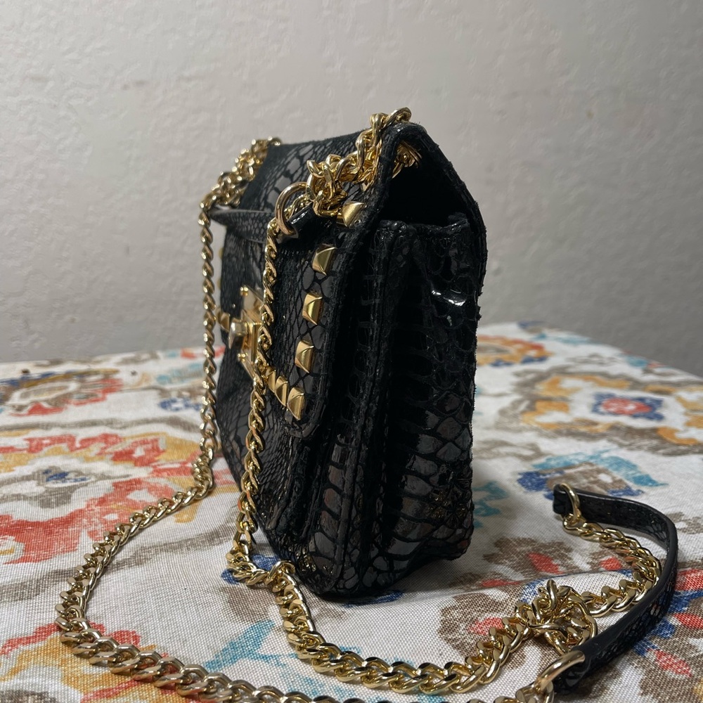 Michael Michael Kors Black Python Embossed Leather - image 5